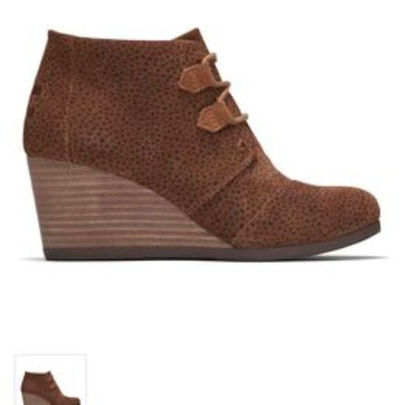 TOMS Shoes - Women's TOMS Leopard Booties sz 9.5